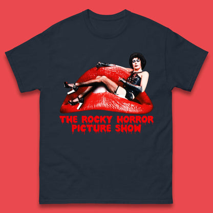 The Rocky Horror Show Halloween Horror Movie Red Lips Mens Tee Top