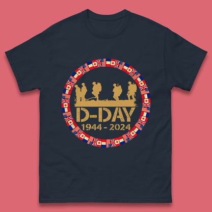 D-Day 1944-2024 Mens T-Shirt