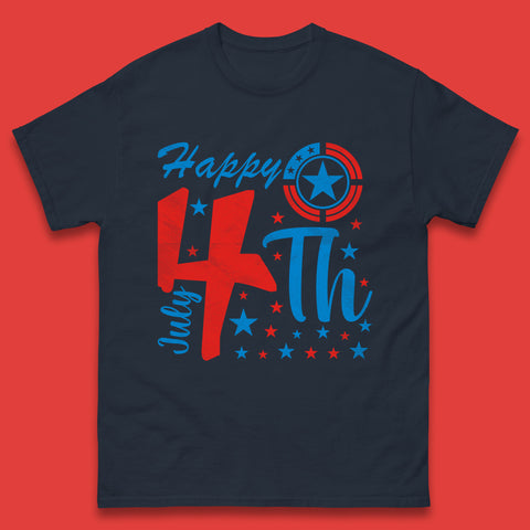 Happy 4th July United States Of America Independence Day Patriotic Celebration Fourth Of July Mens Tee Top