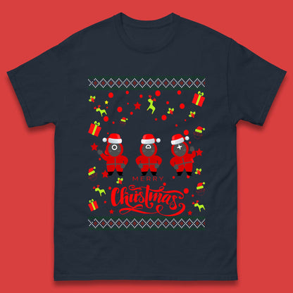 Squid Game Guards Christmas Mens T-Shirt