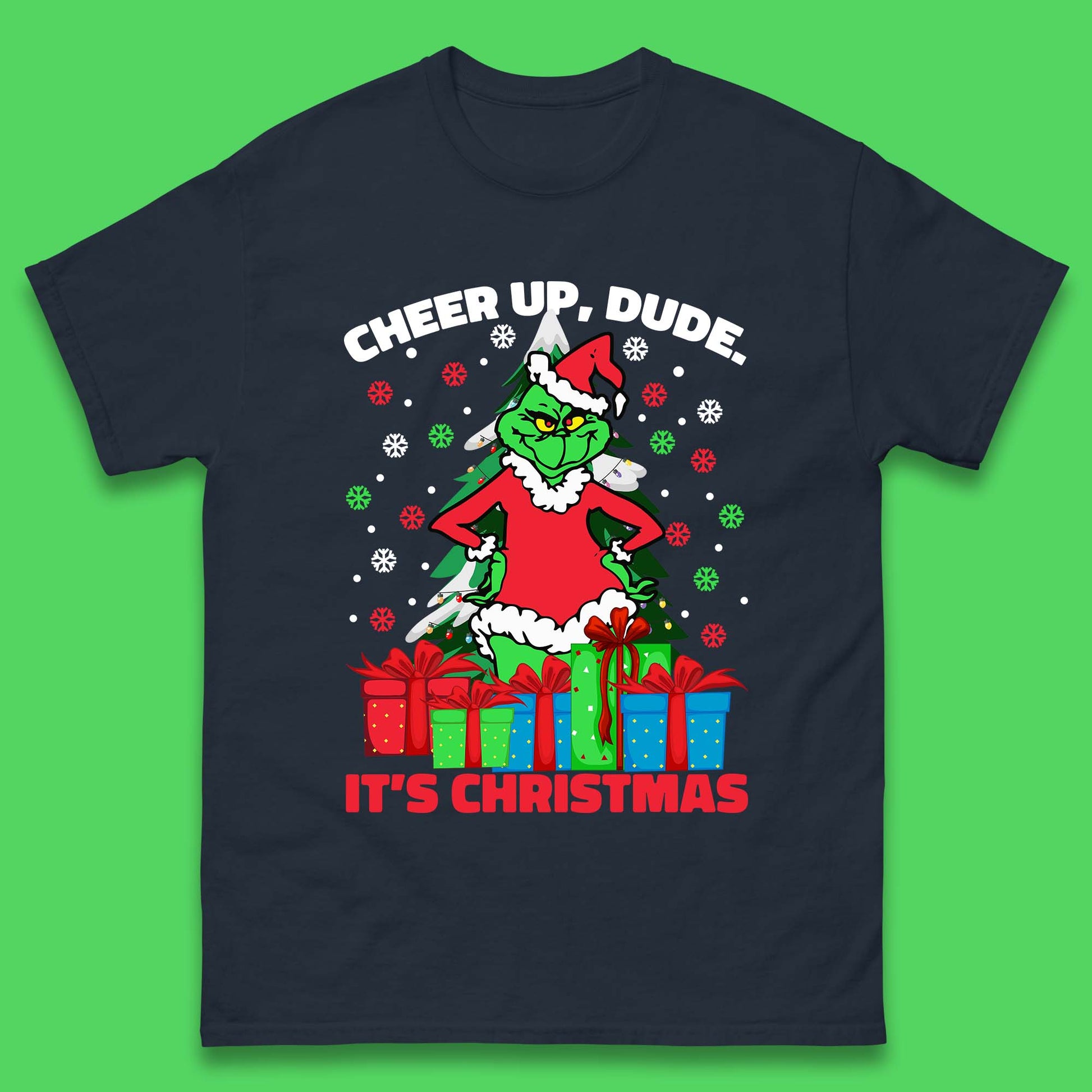 cheer up dude it's christmas t shirt