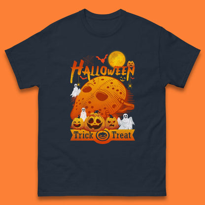 Happy Halloween Jason Voorhees Face Mask Halloween Friday The 13th Horror Movie Halloween Pumpkins Mens Tee Top