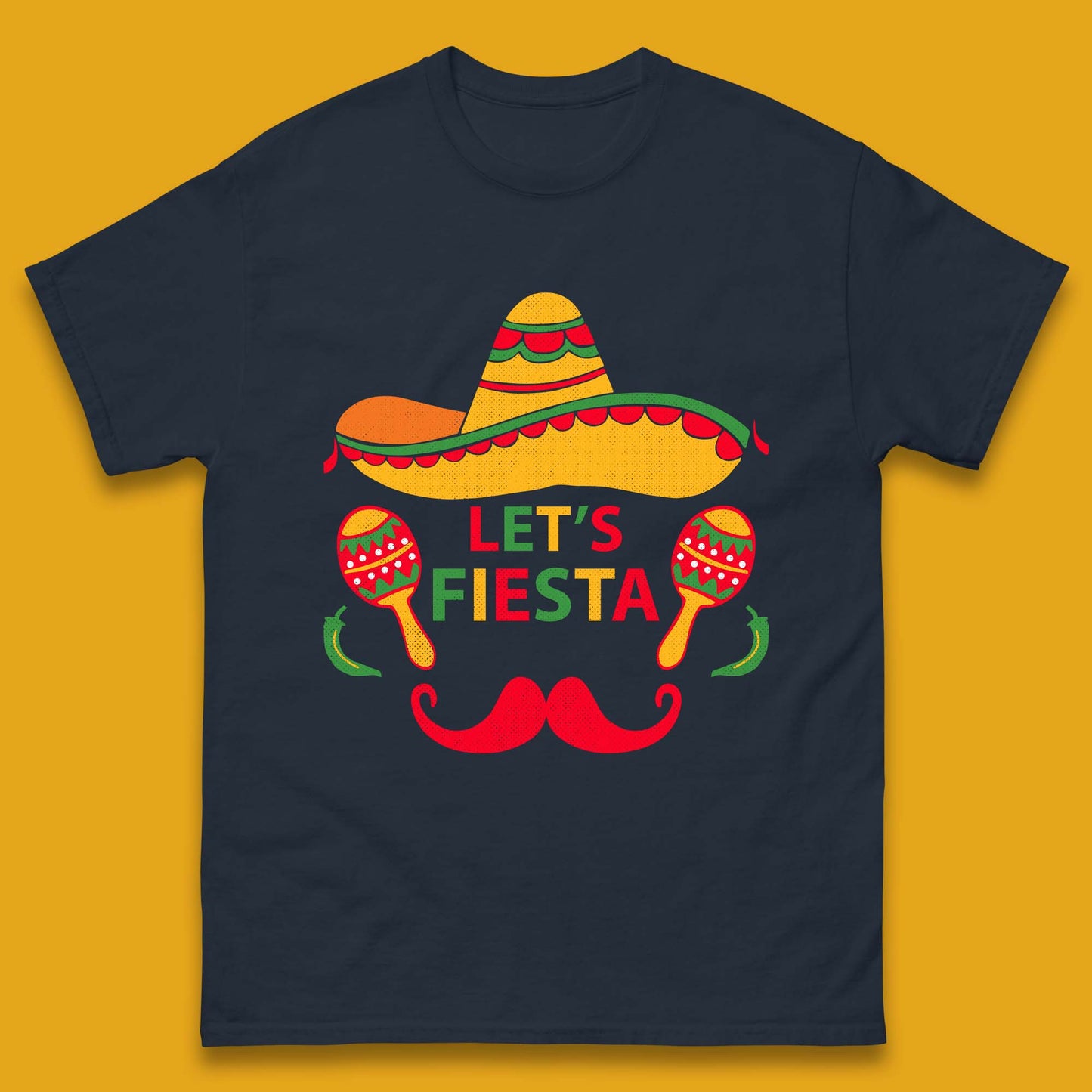 Let's Fiesta Cinco De Mayo Mens T-Shirt