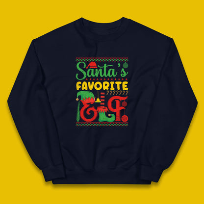 christmas santas favorite elf costume jumper