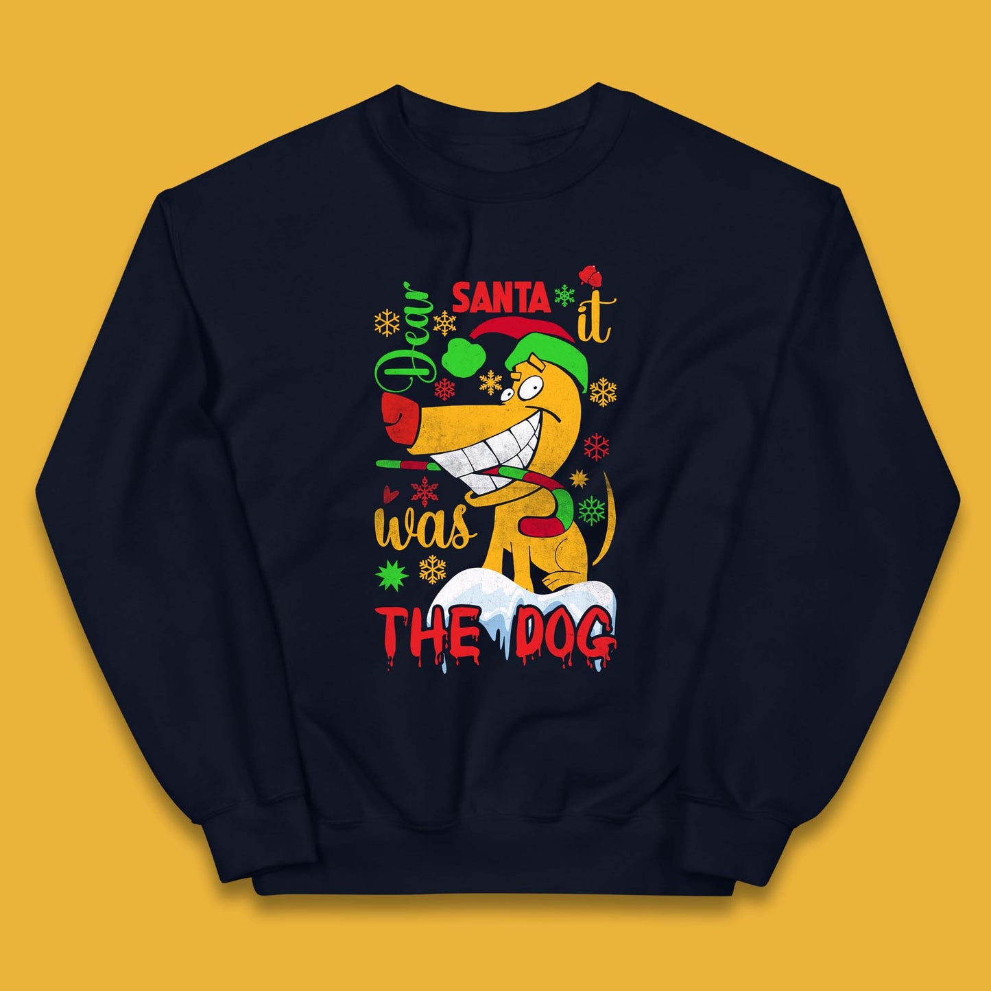 christmas dog jumper