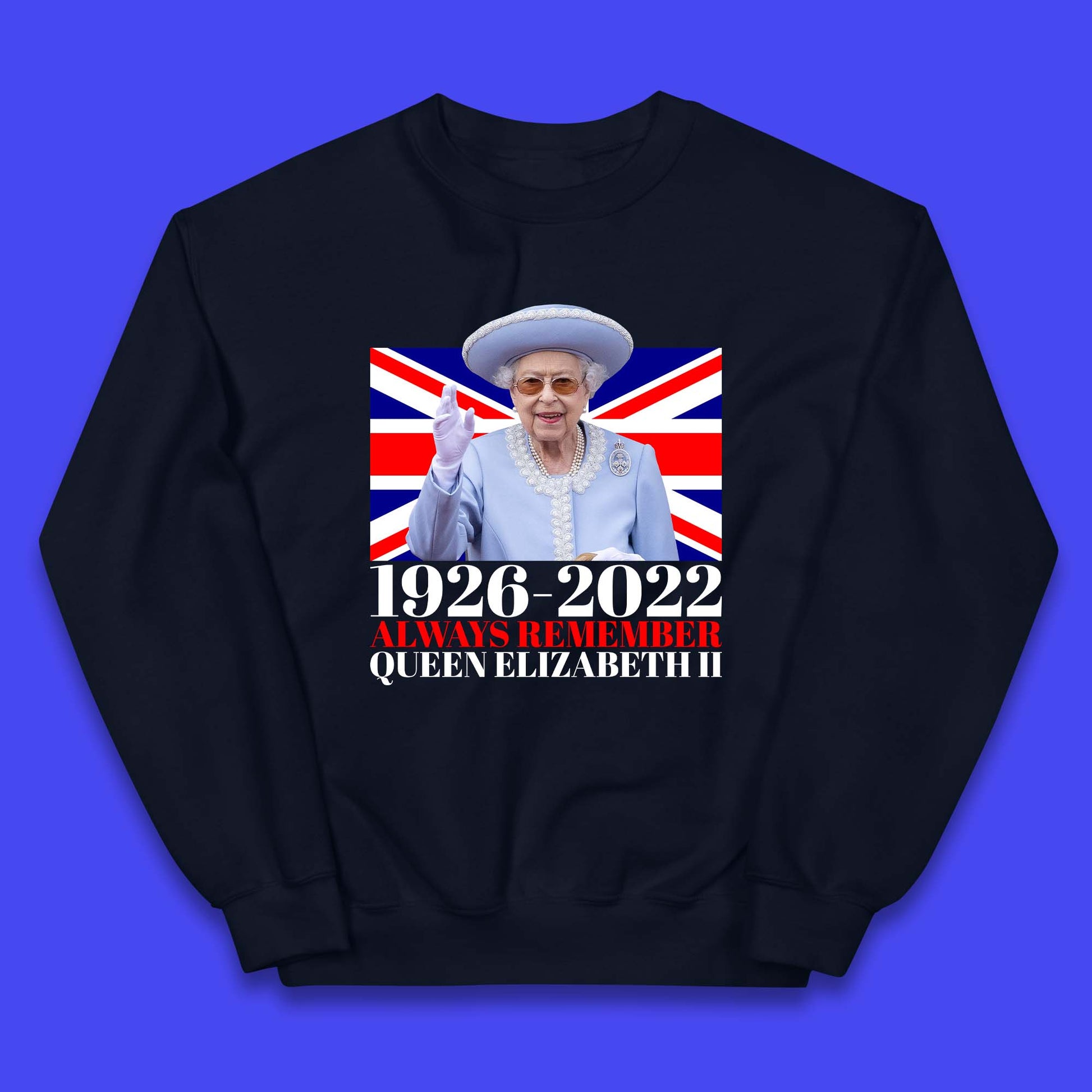 1926-2022 Queen Elizabeth II Kids Jumper