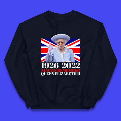 1926-2022 Queen Elizabeth II Kids Jumper