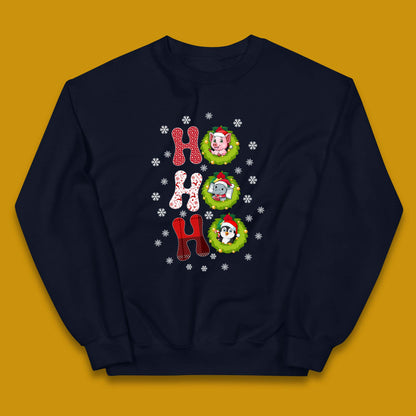 ho ho ho christmas animals jumper