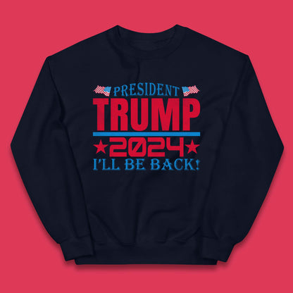 President Trump 2024 Kids Jumper