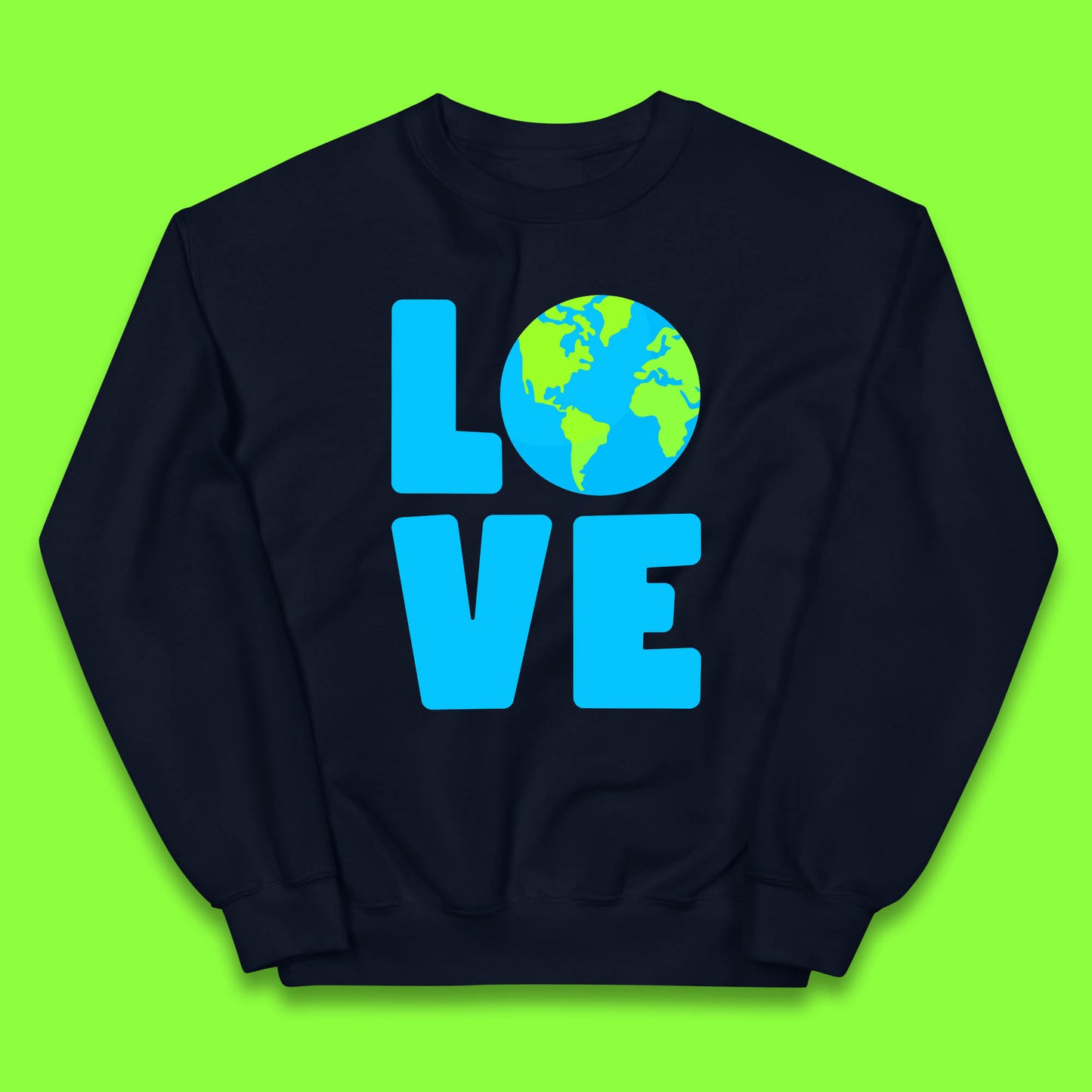 Love Earth Day Environmental Climate Change Save The Planet Kids Jumper