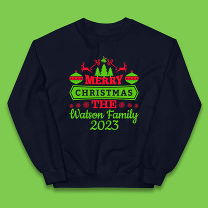 Personalised Family Christmas Kids Jumper