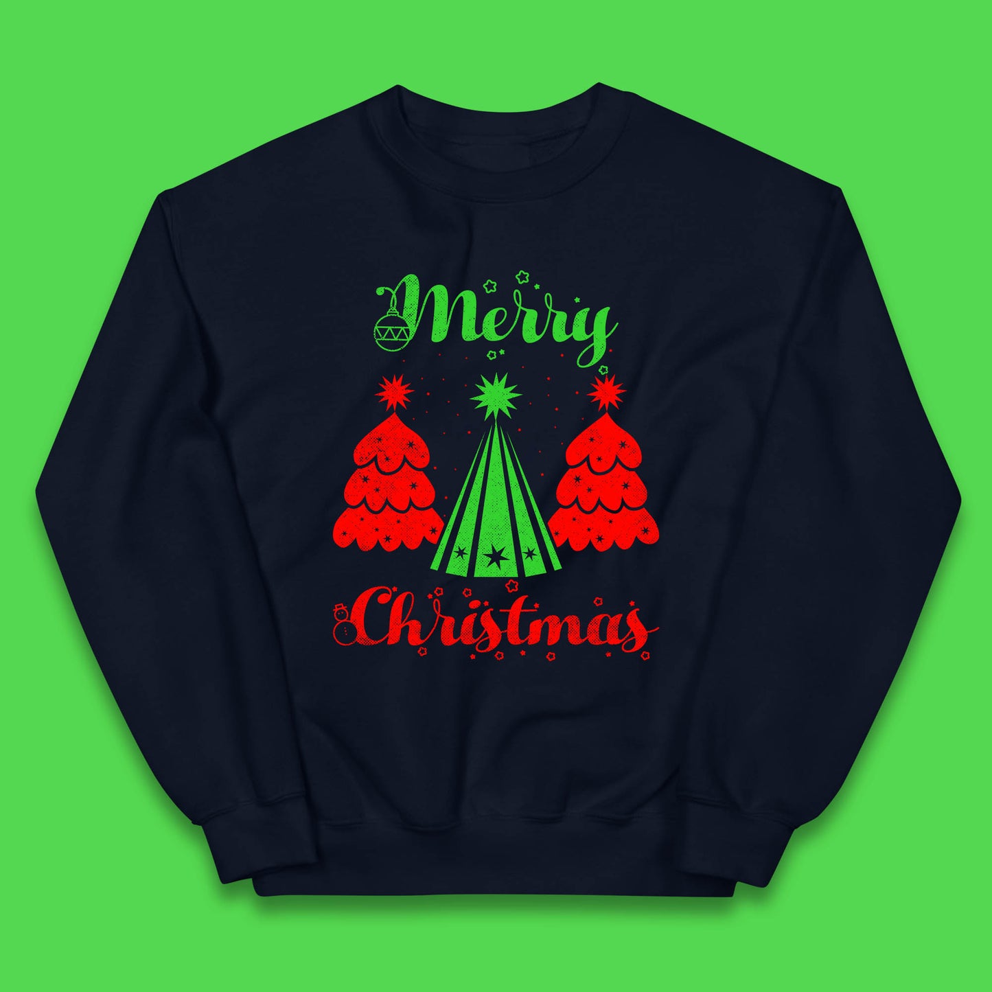 merry christmas tree jumper