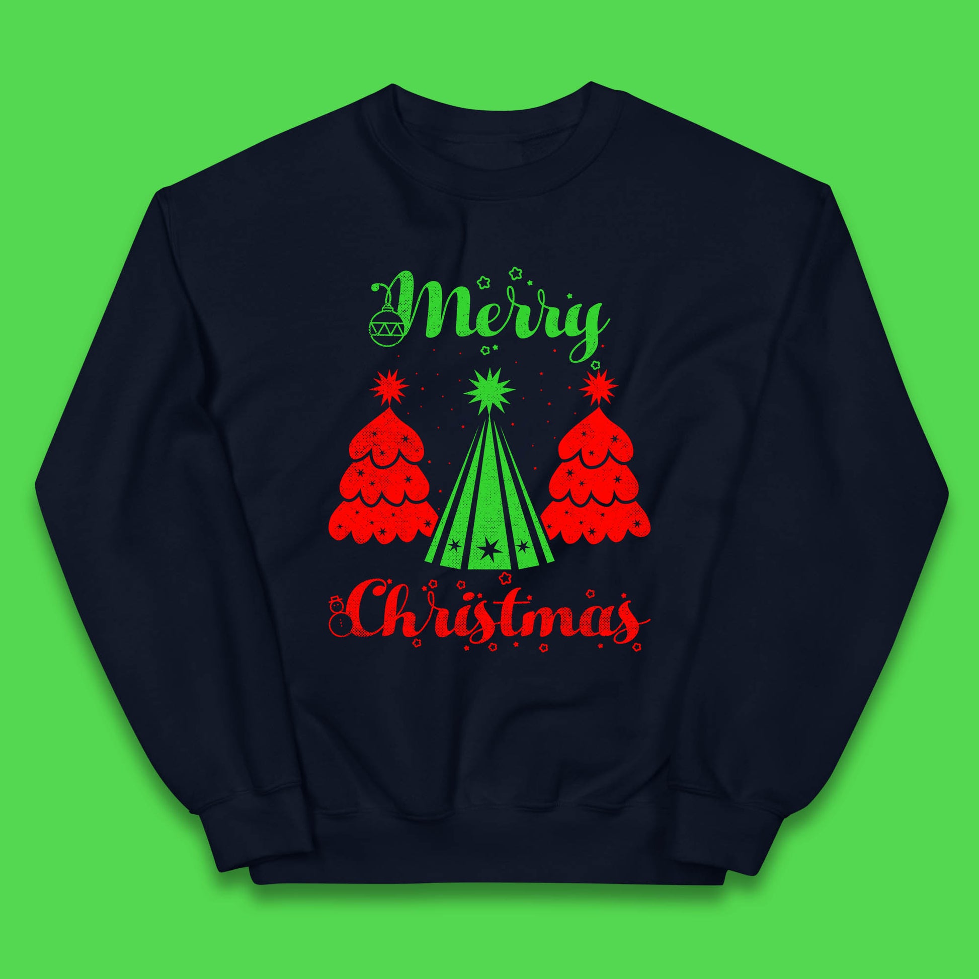 merry christmas tree jumper