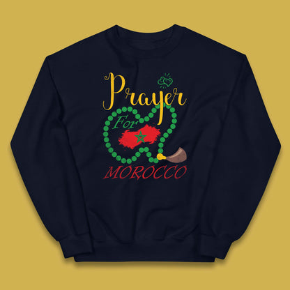 Prayer For Morocco Stay Strong Morocco Earthquake Support Kids Jumper