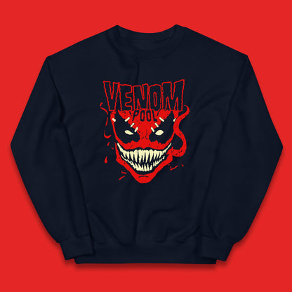 Venom Pool Marvel Avengers Venom Face Venom-Pool Marvel Comics Superhero Marvel Universe Movie Character Kids Jumper