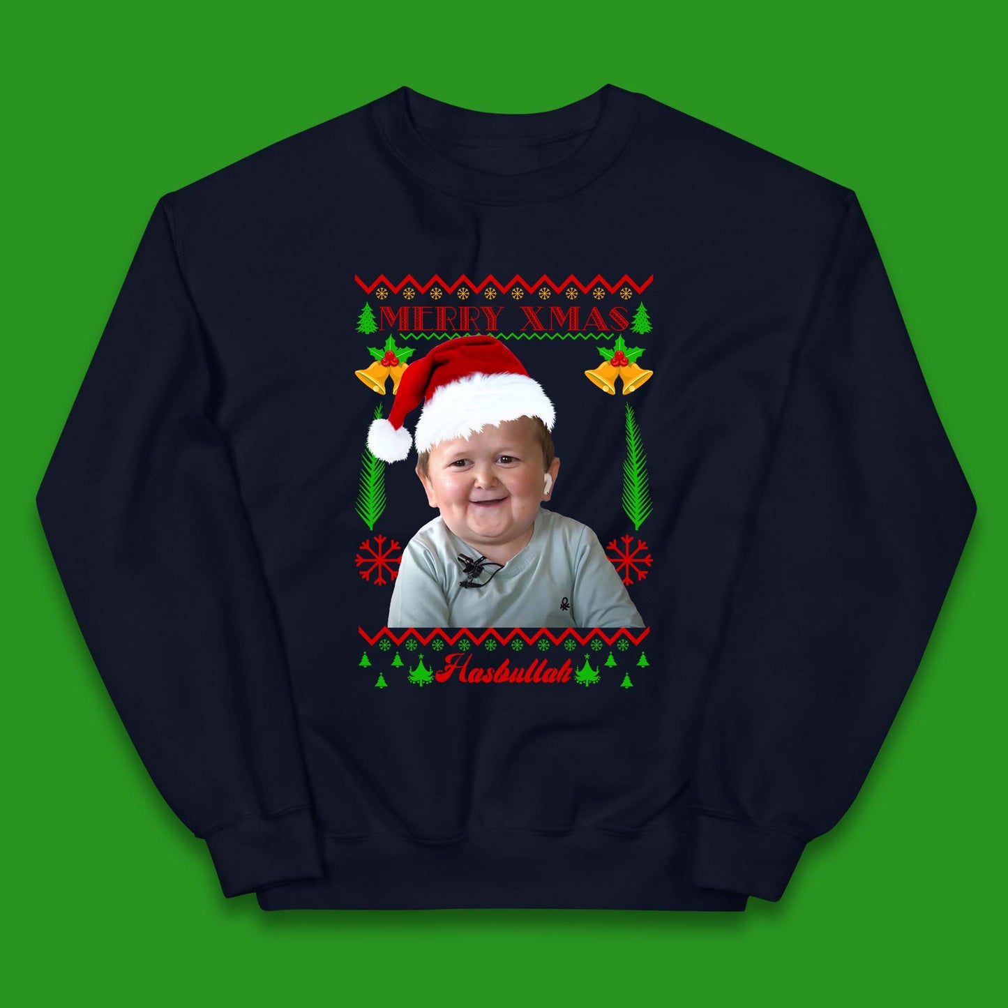 Merry Xmas Hasbullah Christmas Kids Jumper