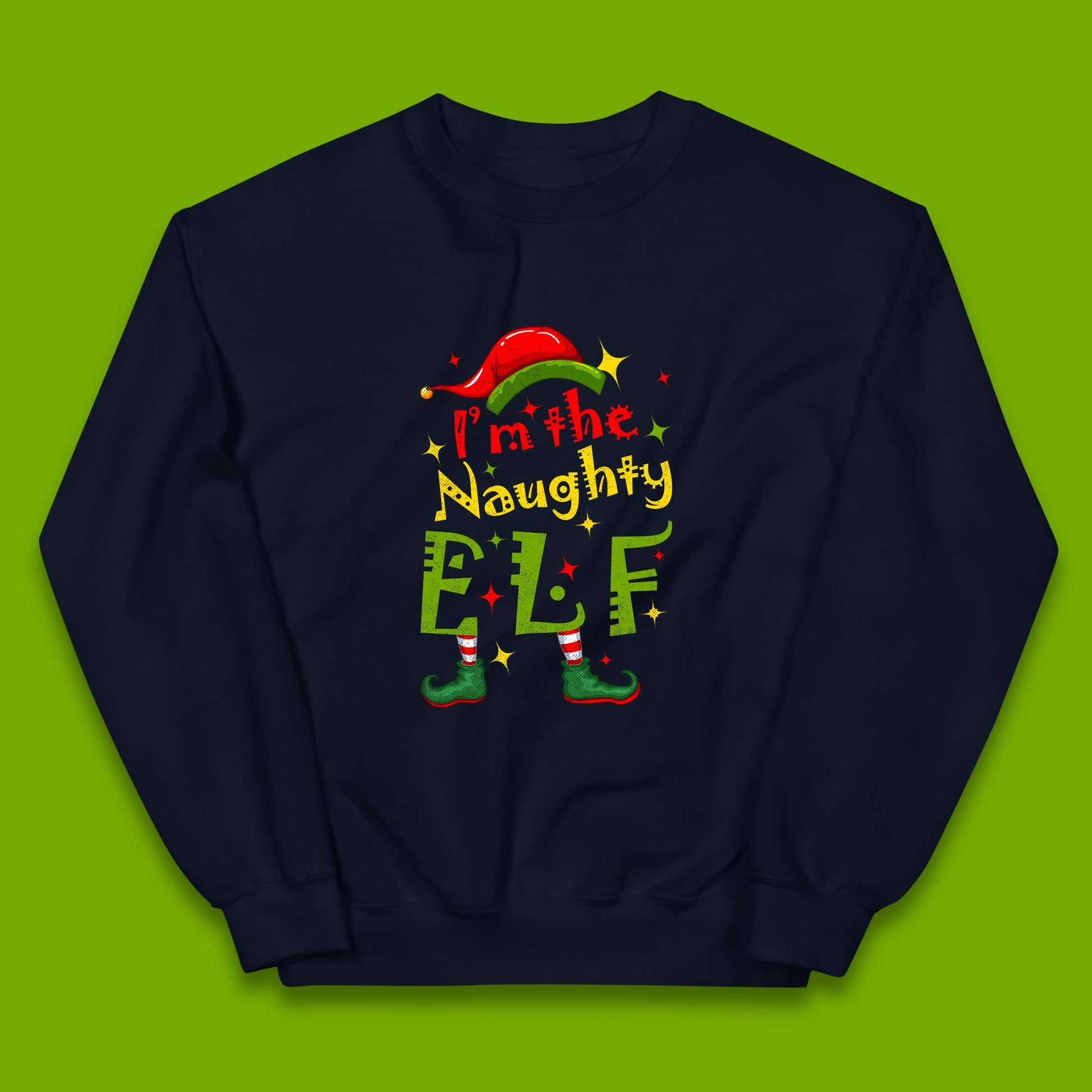naughty elf jumper