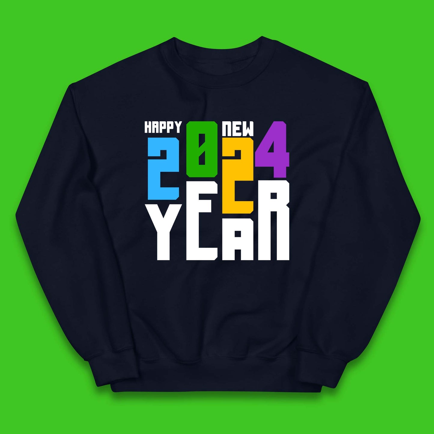 Happy New Year 2024 Kids Jumper