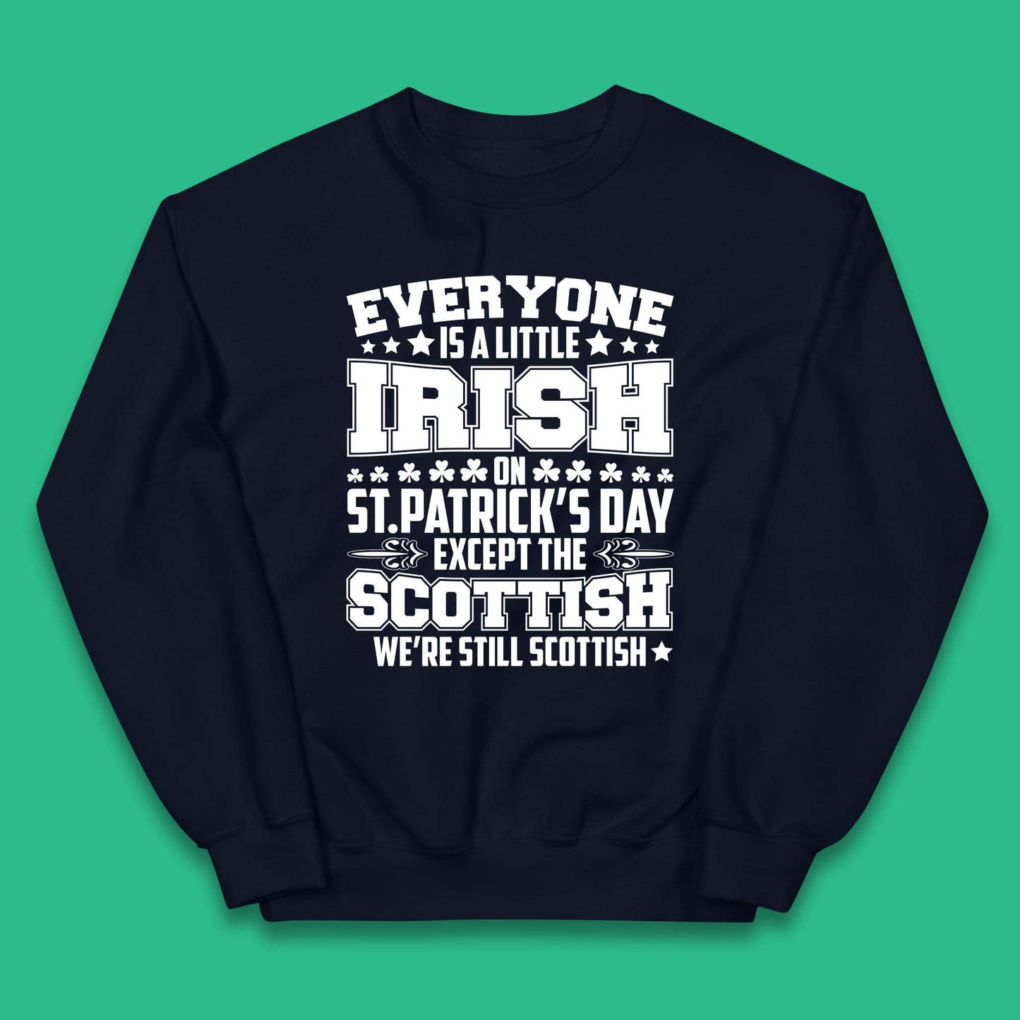 Scottish St Patrick's Day Kids Jumper