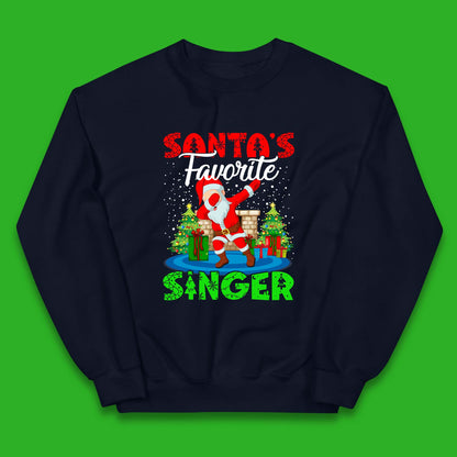 christmas dabbing santa jumper