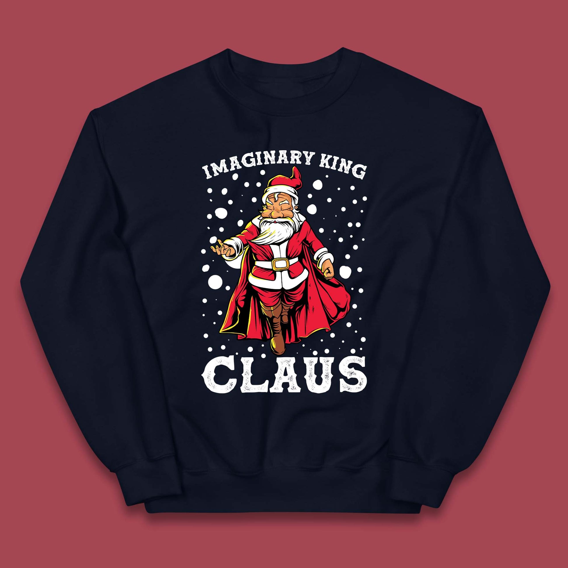imaginary king santa christmas jumper