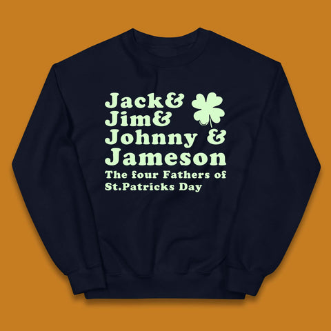 The Four Fathers of St. Patrick's Day Kids Jumper