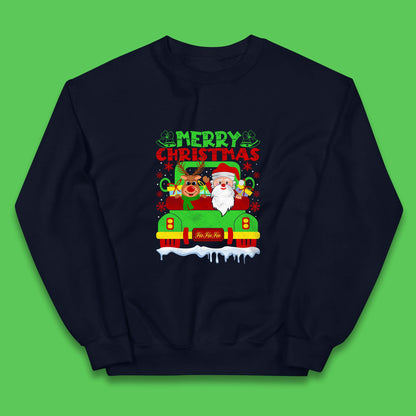 merry christmas truck jumper
