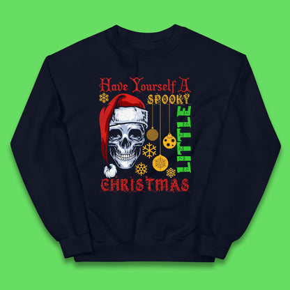 christmas skull jumper