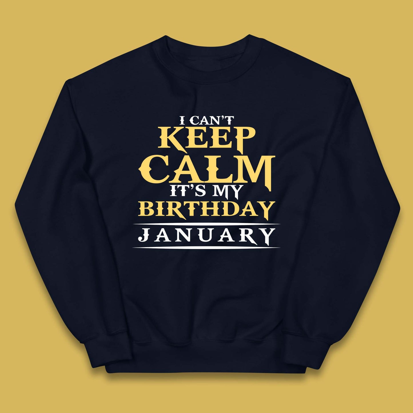 January Birth Party Kids Jumper