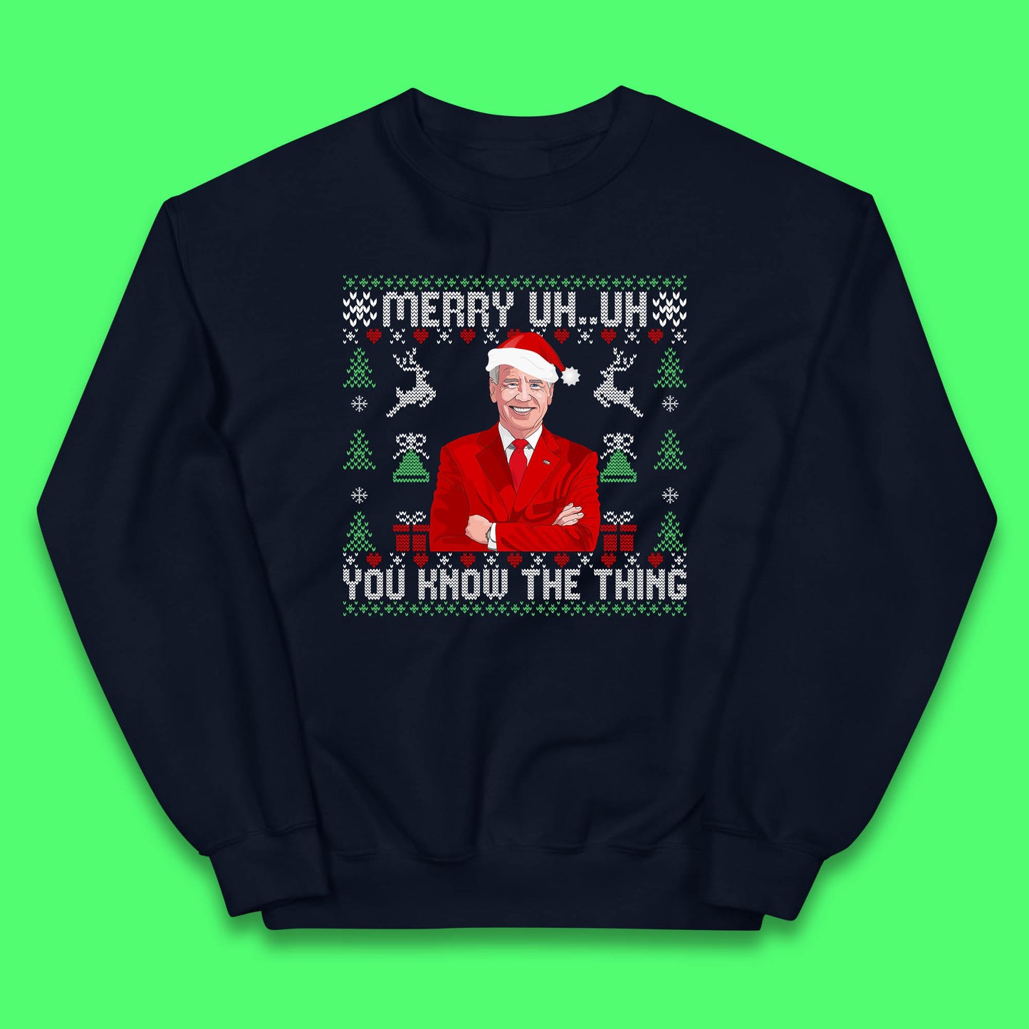 joe biden christmas jumper