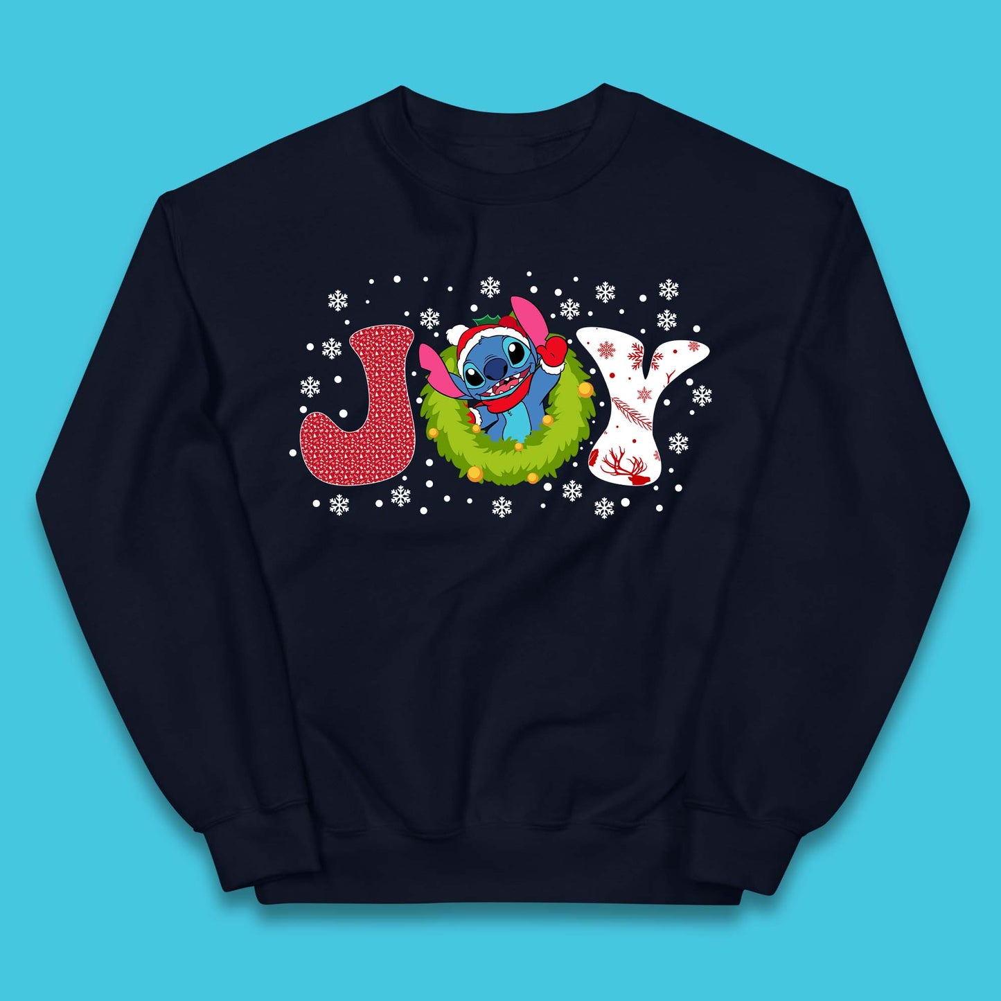 Joy Stitch Christmas Kids Jumper