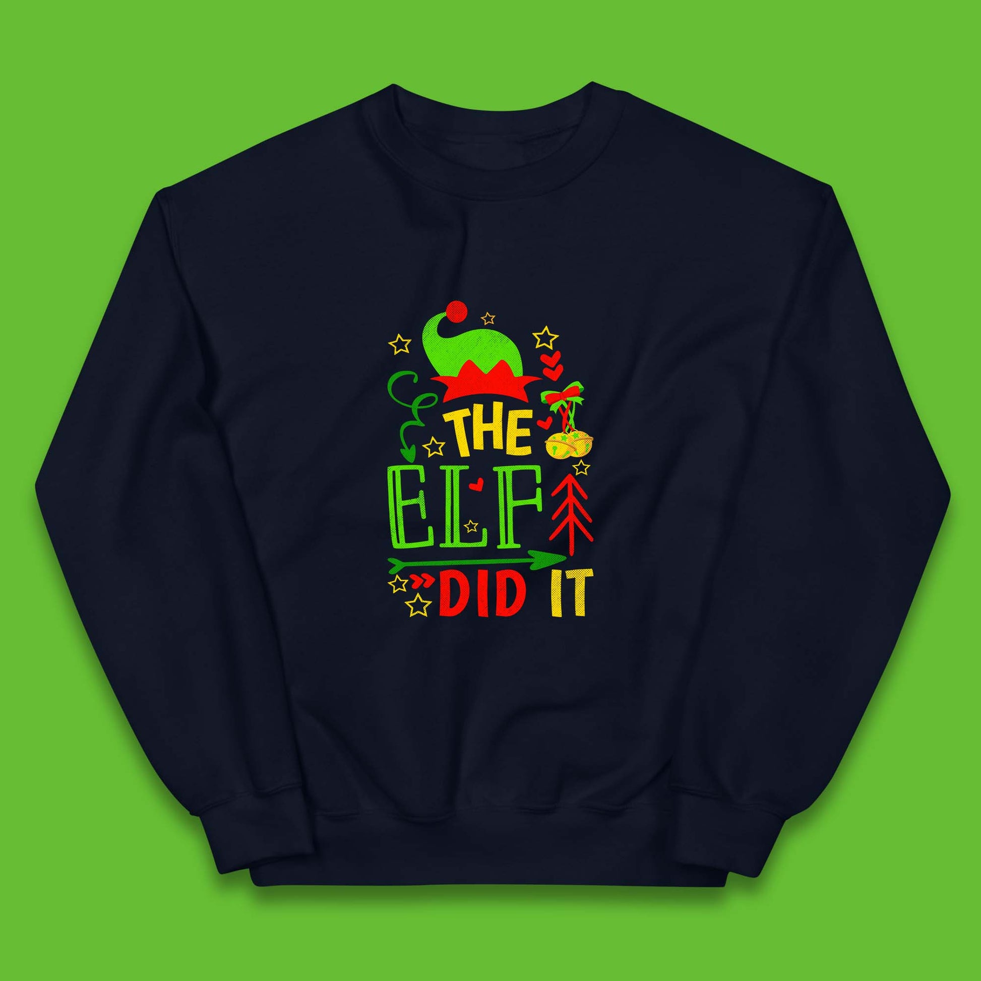 christmas the elf did it funny jumper