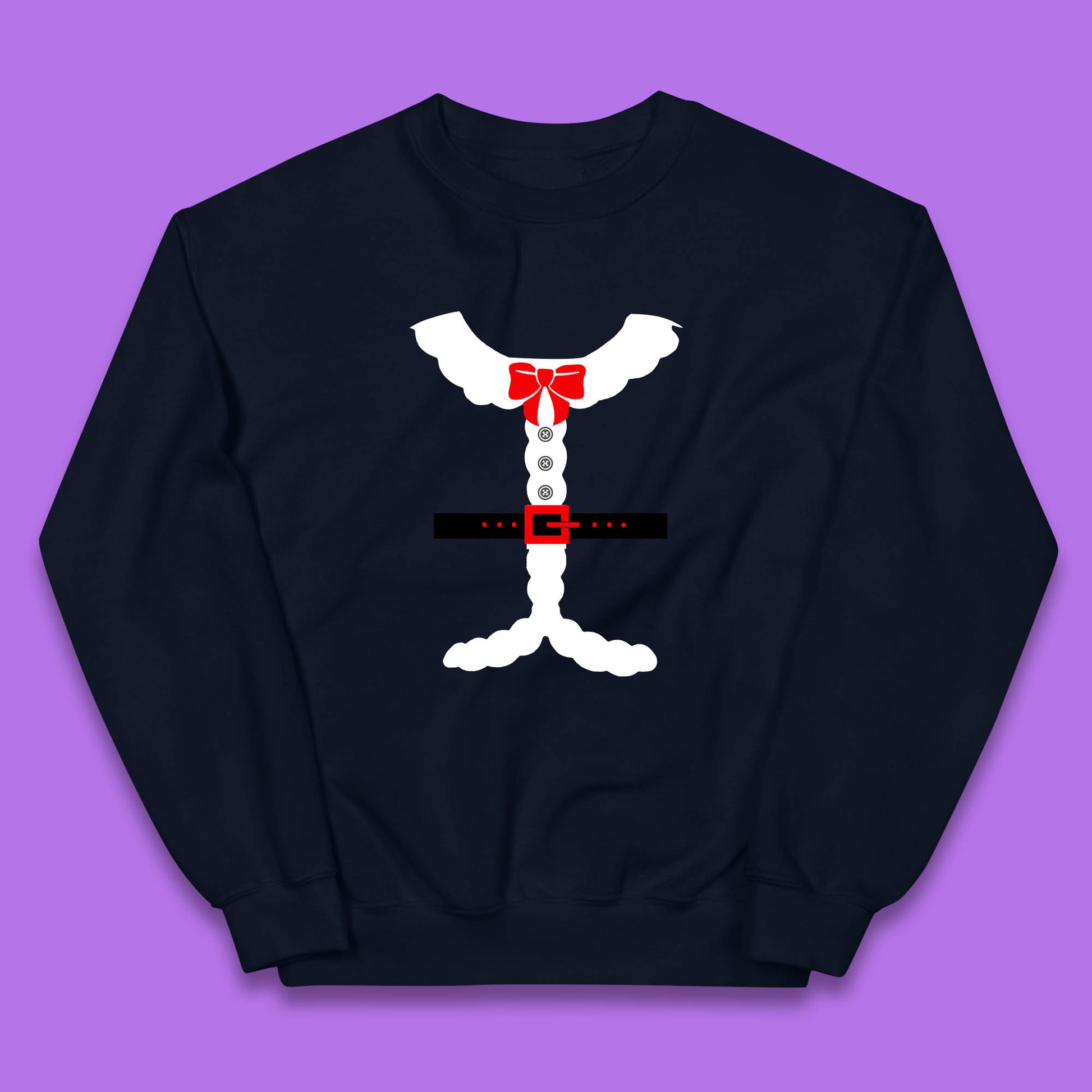 santa costume christmas kids jumper
