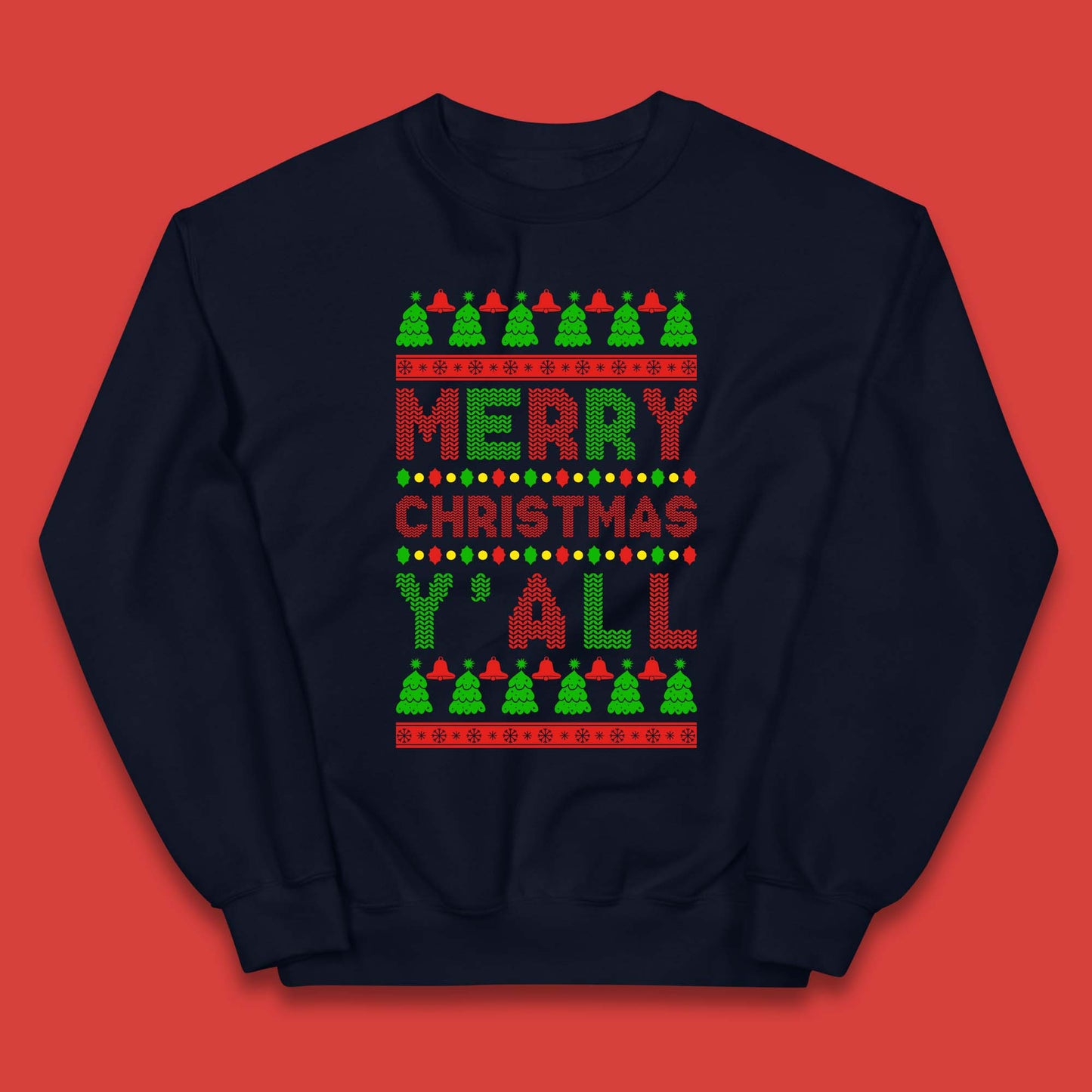 Merry Christmas Y'All Kids Jumper