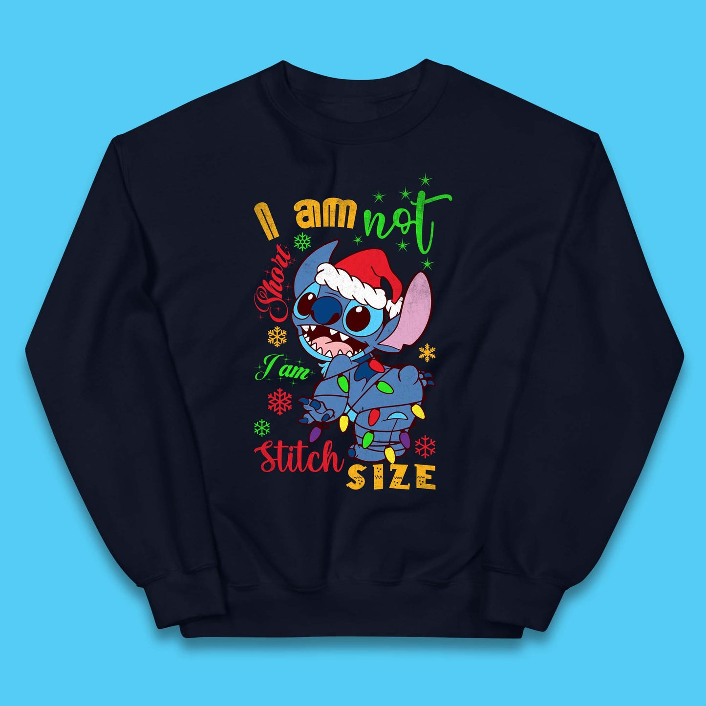 Stitch Size Christmas Kids Jumper