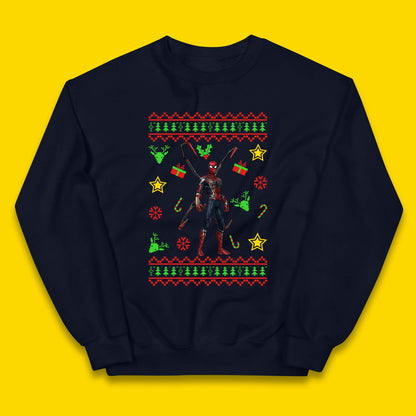 Spiderman Christmas Kids Jumper