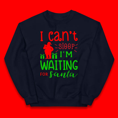 Christmas Waiting For Santa Kids Jumper