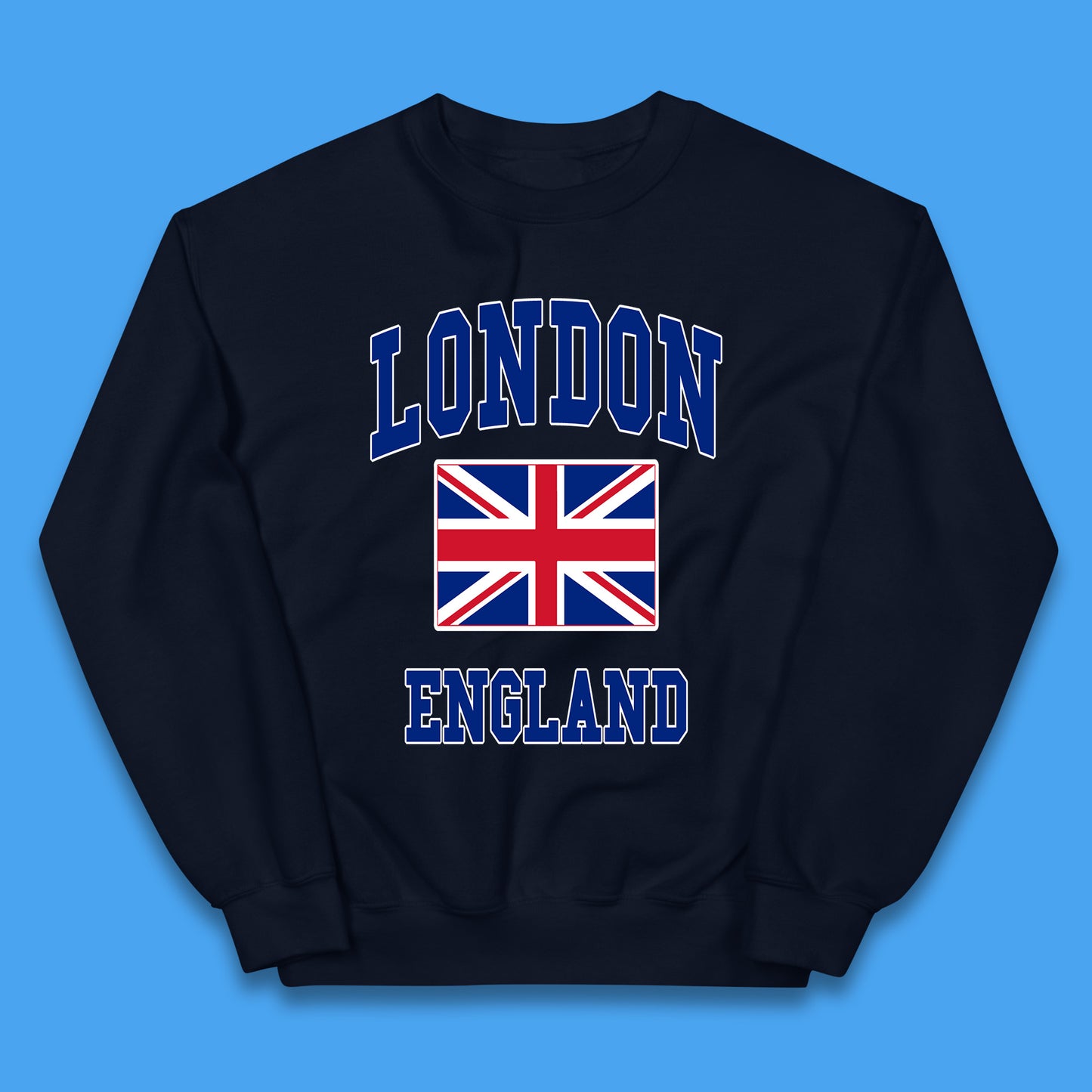 London England Flag Great Britain United Kingdom Uk Union Jack Souvenir British Flag Kids Jumper