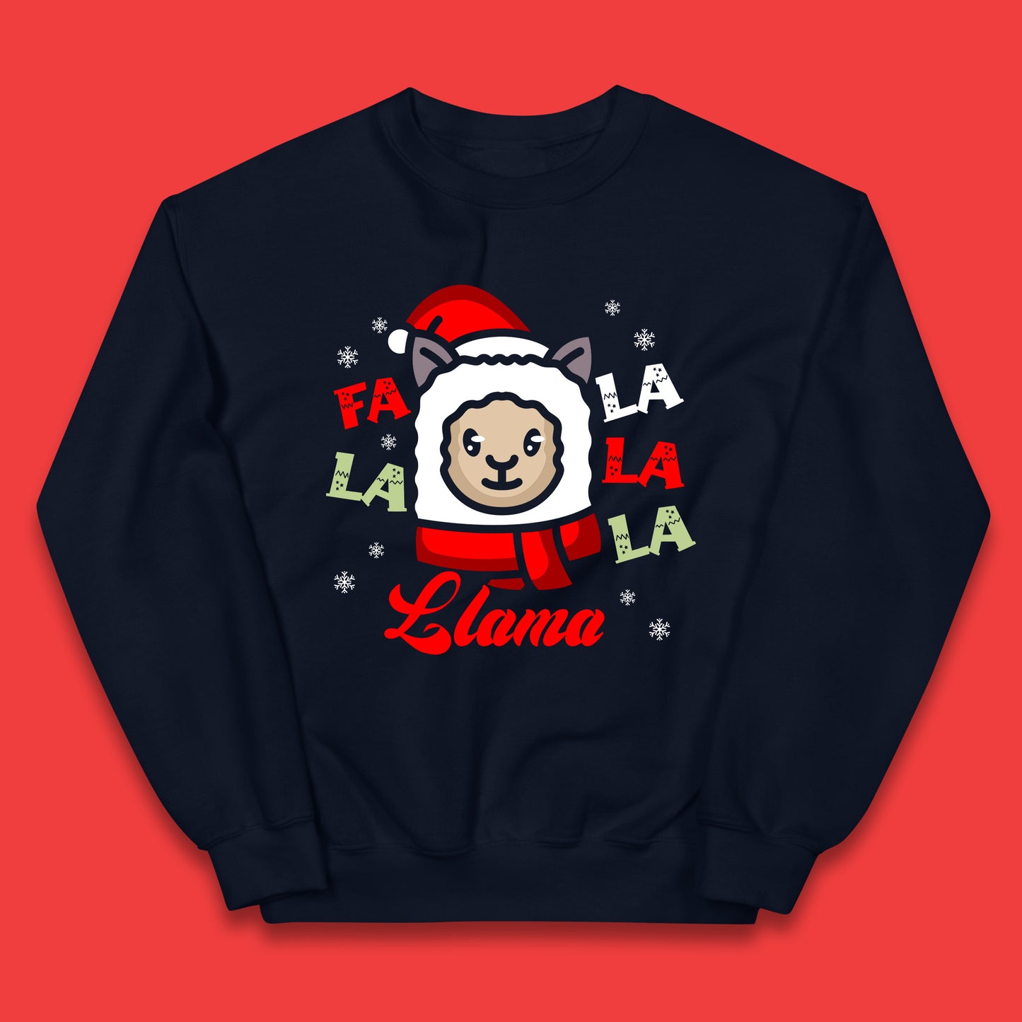 llama christmas jumper