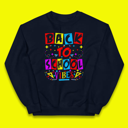 End of School Vocation Back To School Vibes Students Appreciation Teach Love Inspire Kids Jumper