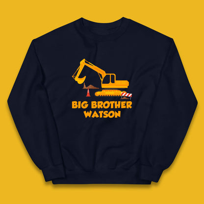 Personalised Big Brother Your Name Promoted To Big Brother Siblings Announcement Gift Kids Jumper