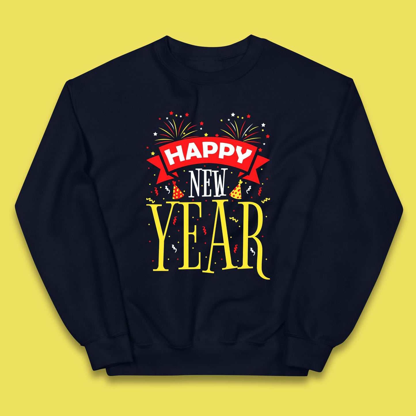 Happy New Year Celebrations Kids Jumper