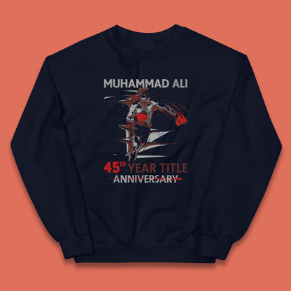 Muhammad Ali 45th Year Title Anniversary World Boxing Champion American Heavyweight Boxer Kids Jumper