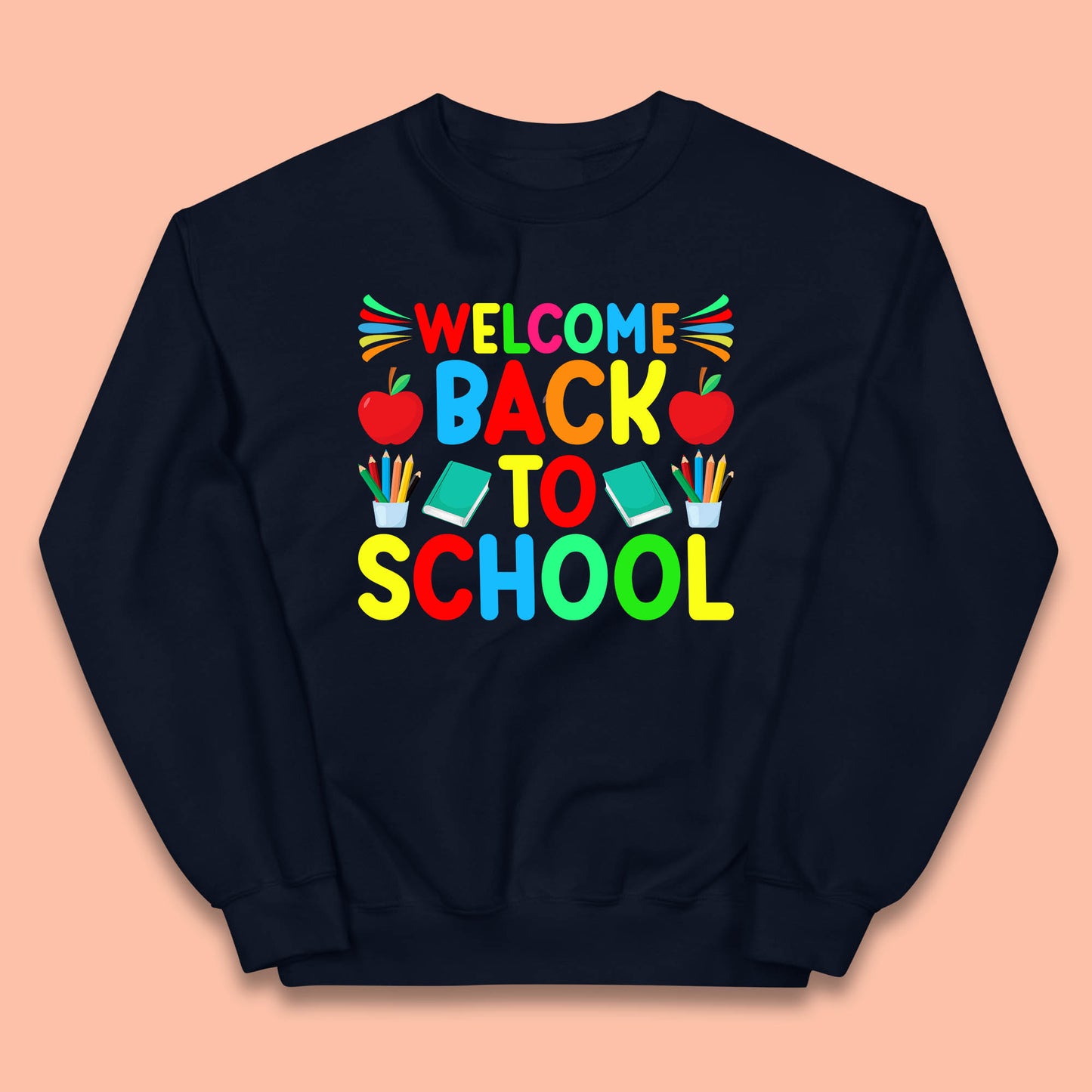 Welcome Back To School Happy First Day Of School Western School Kids Jumper