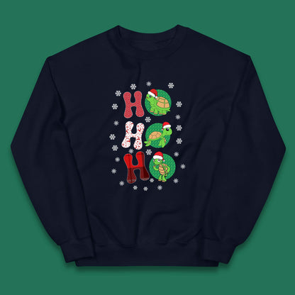 turtles santa kids jumper