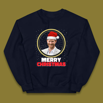 Prince Harry Christmas Kids Jumper
