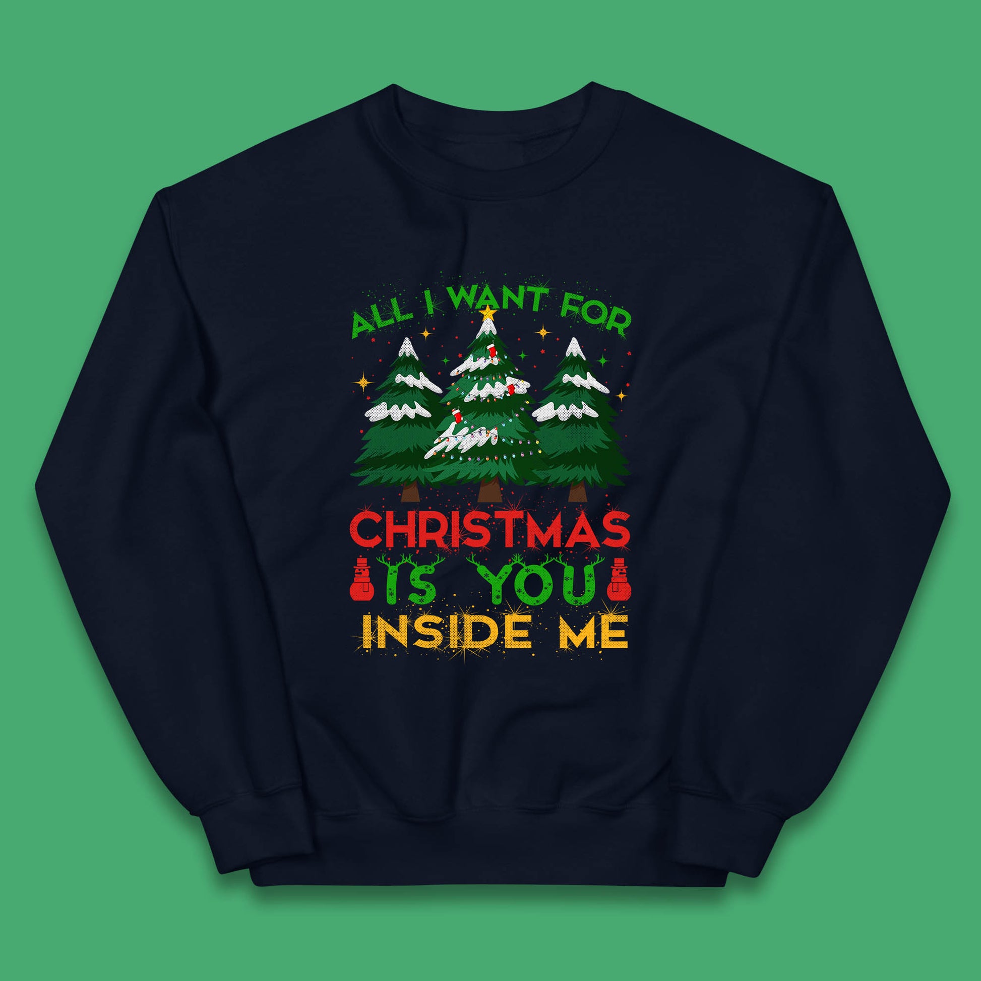 christmas tree jumper