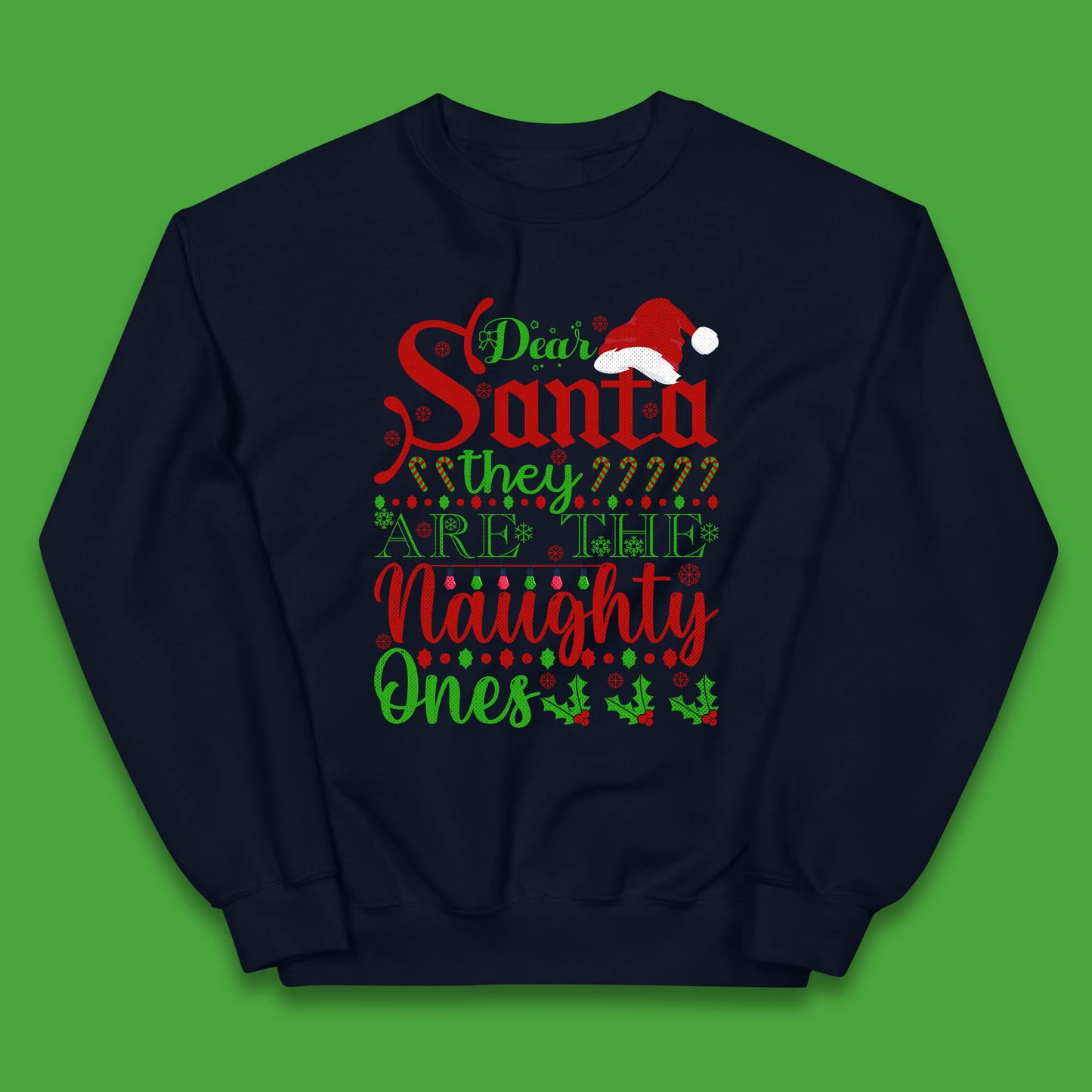dear santa christmas jumper