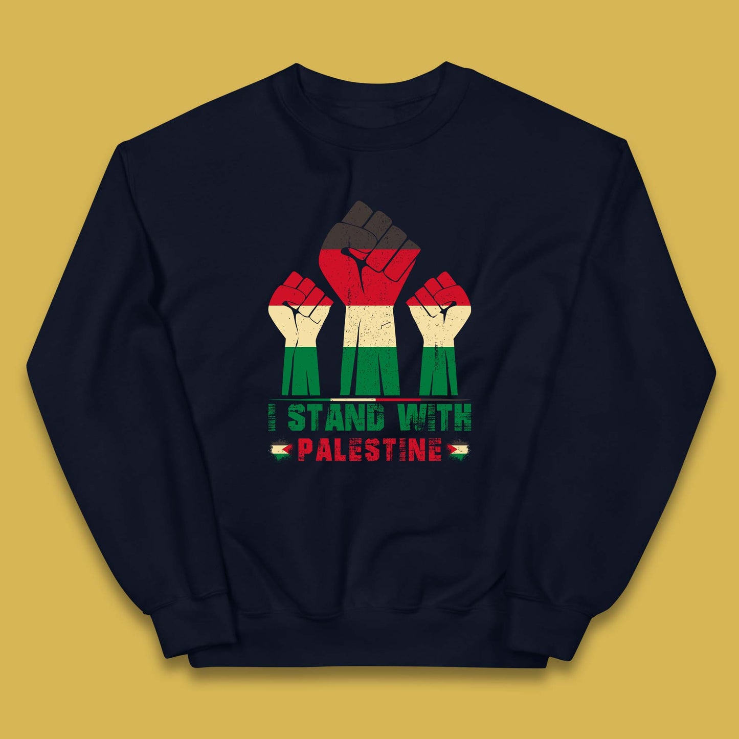I Stand with Palestine Child Sweater