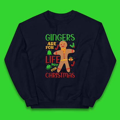 christmas gingerbread gingers are for life not for christmas jumper